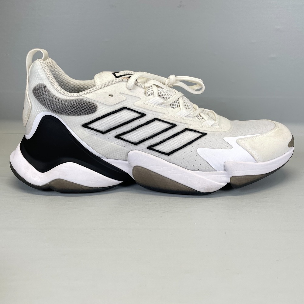 Adidas Impact FLX 2 II Turf Training Shoes Mens‎ Size 13 Black White Sneakers